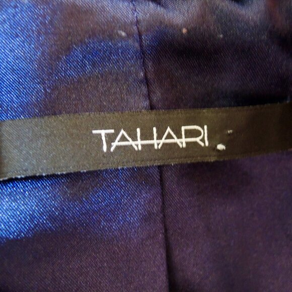 Tahari Gray Micro Herringbone Pant Suit Jkt 6 Pants 2 (Run L) - Picture 14 of 14